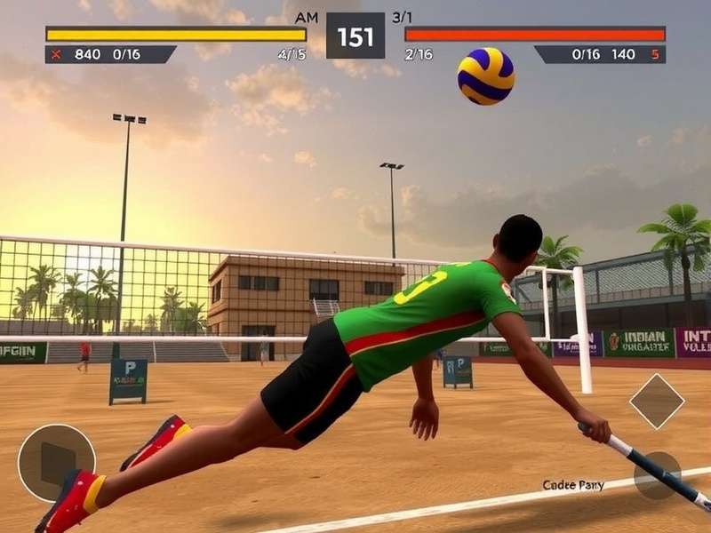 Indian Volley Master Gameplay Screenshot